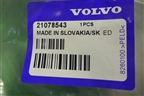 Накладка ПТФ левая  (новая) (21078543) для Volvo  TRUCK FM с 2001-2013г