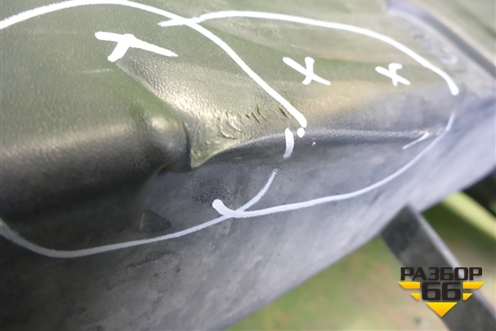 Бампер передний (до 2017г) (62022BM92H) для Nissan Qashqai (J11E) с 2013г (Кашкай)