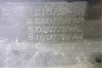 Бампер задний нижняя часть (под парктроник) (8U0807521AN) для Audi Q3 с 2011-2018г