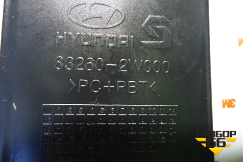Накладка двери задней правой (на рамку новая) (832602W000) для Hyundai Santa Fe с 2012г