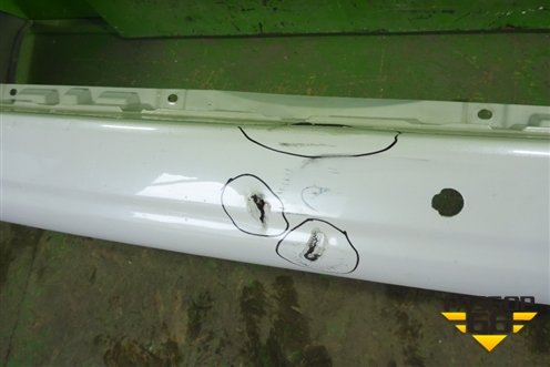 Бампер задний (после 2015г под парктроник) (5215960740) для Toyota Land Cruiser (200) с 2008г (Ленд Крузер)