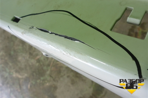 Бампер задний (после 2015г под парктроник) (5215960740) для Toyota Land Cruiser (200) с 2008г (Ленд Крузер)