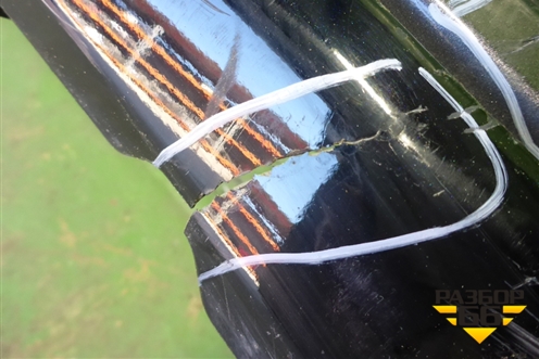 Накладка заднего бампера (после 2015г Executive) (76871D8010) для Toyota Land Cruiser (200) с 2008г (Ленд Крузер)