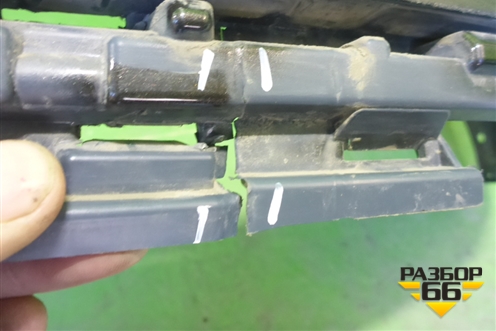 Бампер задний (после 2015г под парктроник) (7P6807421D) для Volkswagen Touareg с 2010-2018г (Туарег)