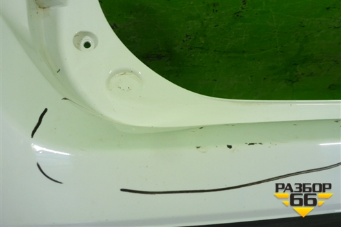 Бампер задний (после 2015г под парктроник и накладку) (6410D278ZZ) для Mitsubishi Outlander с 2012-2024г (Аутлендер)