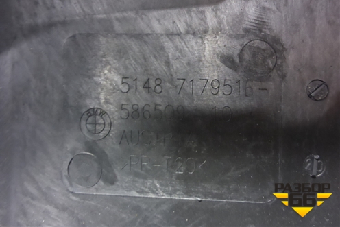 Панель внутренняя двери передней правой (51487179516) для BMW 7 серия F01/F02 с 2008г