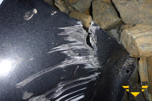 Бампер задний (Под парктроник) для Volkswagen Tiguan с 2011-2016г (Тигуан)