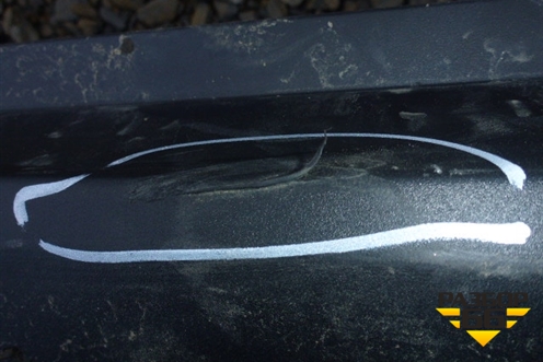 Бампер задний (до 2015г под парктроник) (5215942190) для Toyota Rav-4 с 2012-2019г
