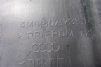 Накладка переднего бампера (4M0807733D) для Audi Q7 c 2015г