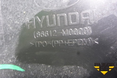 Бампер задний нижняя часть (под парктроник) (86612M0000) для Hyundai Creta с 2016г (Крета)