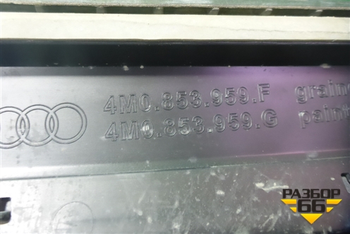 Накладка двери передней левой (4M0853959F) для Audi Q7 c 2015г