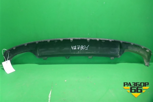 Юбка заднего бампера (под парктроник) (5E5807521H) для Skoda Octavia (A7) с 2013г (Октавия)