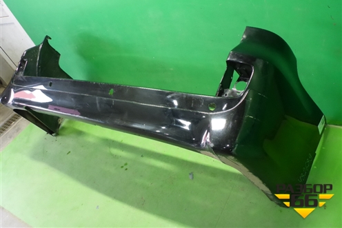 Бампер задний (до 2015г с накладкой, под парктроник) для Toyota Land Cruiser (200) с 2008г (Ленд Крузер)