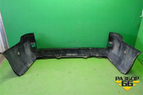 Бампер задний (до 2015г с накладкой, под парктроник) для Toyota Land Cruiser (200) с 2008г (Ленд Крузер)