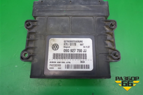 Блок управления АКПП ( 1.8л BZB) (09G927750JJ) для Volkswagen Passat (B6) с 2005-2010г