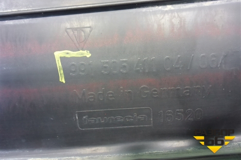 Бампер задний (под парктроник) (99150541104) для Porsche 911 (991) с 2012г