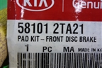 Колодки тормозные передние (новые) (581012TA21) для Kia Optima с 2010-2015г (Оптима 3)