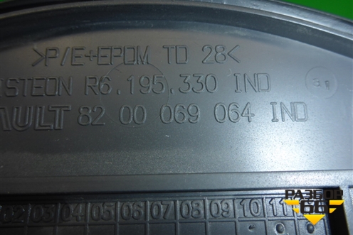 Накладка на торпедо (на дисплей) (8200069064) для Renault Clio с 1998-2002г