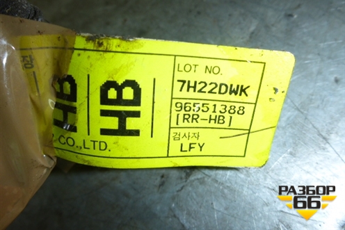 Проводка двери задней левой (96551388) для Chevrolet Lacetti с 2003г