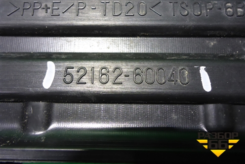 Накладка заднего бампера (до 2012г) (5216260040) для Toyota Land Cruiser (200) с 2008г (Ленд Крузер)