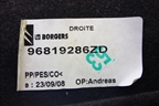 Обшивка багажника правая (универсал) (96819286ZD) для Citroen C5 с 2008г