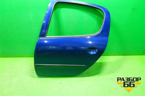 Дверь задняя левая (седан=хетчбэк) (900678) для Peugeot 206 с1998г
