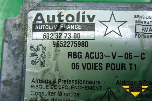 Блок управления AIR BAG (9652275980) для Peugeot 206 с1998г