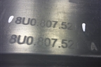 Бампер задний нижняя часть (под парктроник) (8U0807521A) для Audi Q3 с 2011-2018г