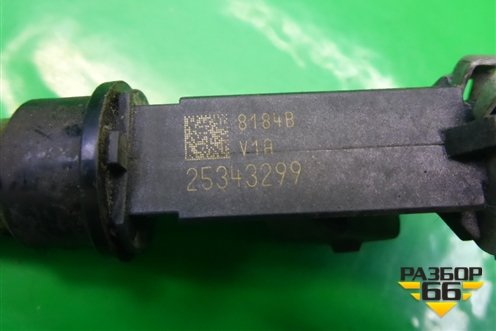 Форсунка инжекторная электрическая (1.6л Z16XEP) (25343299) для Opel Astra H с 2004-2015г
