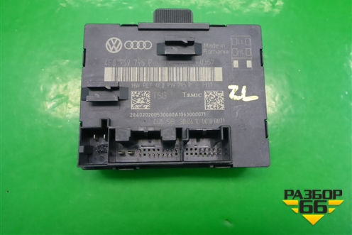 Блок комфорта (двери задней левой) (4F0959795P) для Audi A6 (C6) с 2004-2011г