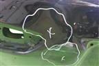 Дверь багажника без стекла (до 2016г) (901003JN0A) для Infiniti Infiniti JX/QX60 (L50) 2013-2020г