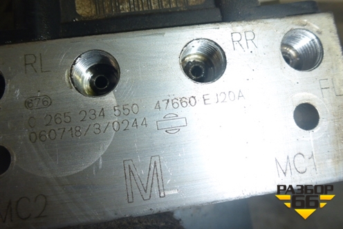 Блок ABS (47660EJ22) для Infiniti Infiniti M35/45 (Y50) с 2004-2009г