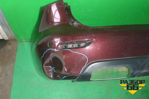 Бампер задний (до 2016г под парктроник) (850223JB0H) для Infiniti Infiniti JX/QX60 (L50) 2013-2020г