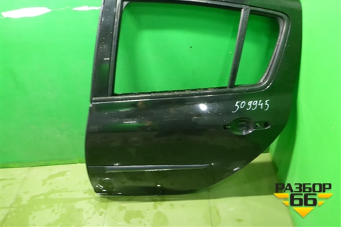 Дверь задняя левая для Renault Clio с 2005-2012г