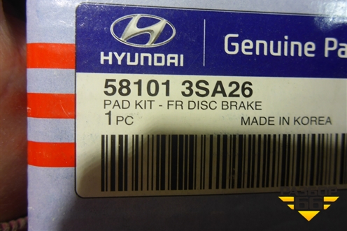 Колодки тормозные передние (комплект новые) (581013SA26) для Hyundai Sonata-6 с 2010-2014г