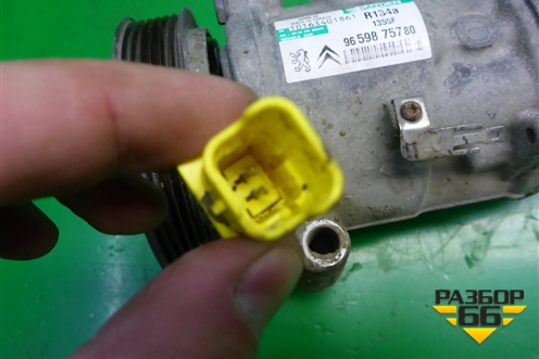 Компрессор кондиционера (1.4л KFU10FE04PSA) (9659875780) для Peugeot 207 с 2006-2015г