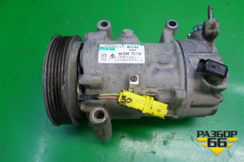 Компрессор кондиционера (1.4л KFU10FE04PSA) (9659875780) для Peugeot 207 с 2006-2015г