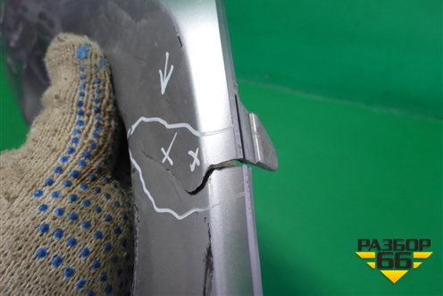 Накладка заднего бампера (после 2020г X-Line) (86665H0900) для Kia Rio с 2017г (Рио 4)