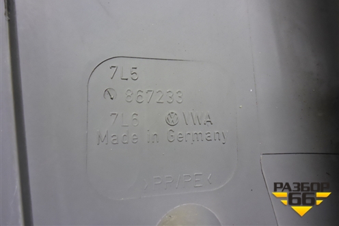 Обшивка стойки лобового стекла левая (7L6867233) для Volkswagen Touareg c 2002-2010г