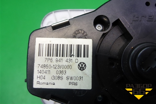Модуль управления света фар (7P6941431D) для Volkswagen Touareg с 2010-2018г
