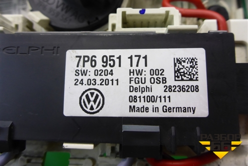 Плафон салонный (7P6951171) для Volkswagen Touareg с 2010-2018г