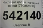 Накладка двери передней левой (760854939) для Volkswagen Touareg с 2018г