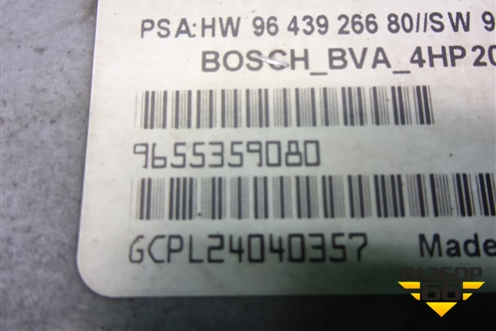Блок управления АКПП (9655359080) для Peugeot 407 с 2004г