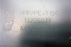 Накладка внутренняя консоли правая (13205071) для Opel Corsa D с 2006-2014г