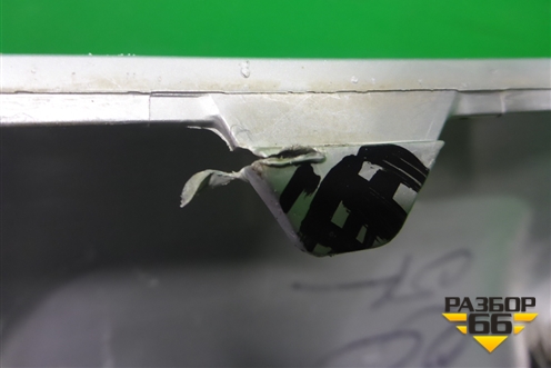 Накладка заднего бампера (до 2020г X-Line) (H086665500) для Kia Rio с 2017г (Рио 4)