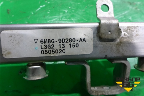 Рейка топливная рампа (2.0л LF) (6M8G9D280AA) для Mazda Mazda 6 (GG) с 2002-2007г