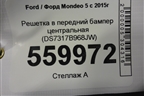 Решетка в передний бампер центральная (DS7317B968JW) для Ford Mondeo 5 с 2015г
