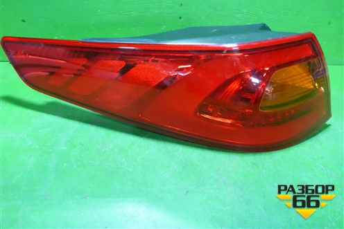Фонарь задний наружный левый (после 2013г LED) (924012T610) для Kia Optima с 2010-2015г (Оптима 3)