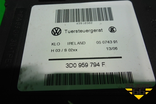 Моторчик стеклоподъёмника задний правый (3D0959794) для Volkswagen Touareg c 2002-2010г