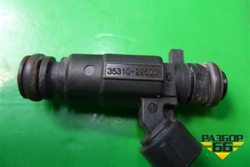 Форсунка инжекторная электрическая (1.5л G4EC) (3531022600) для Hyundai Aсcent с 2000г
